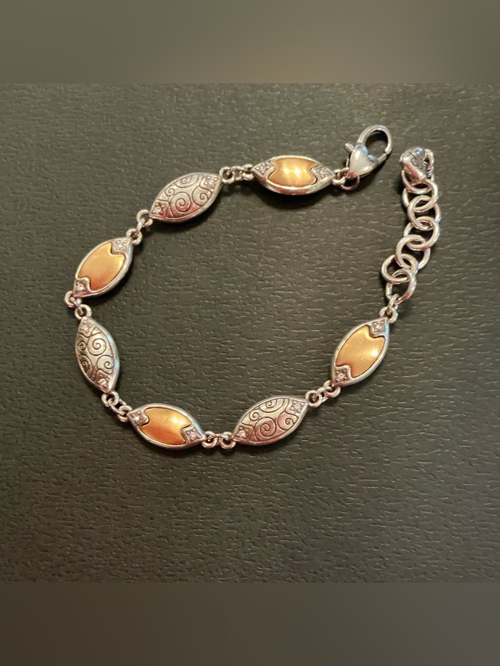 Brighton two-tone link bracelet
